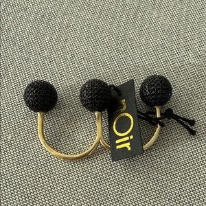 nOir Jewelry Black and Gold Decorative Hooks